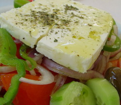 Horiatiki Salata is a Colourful Greek Salad